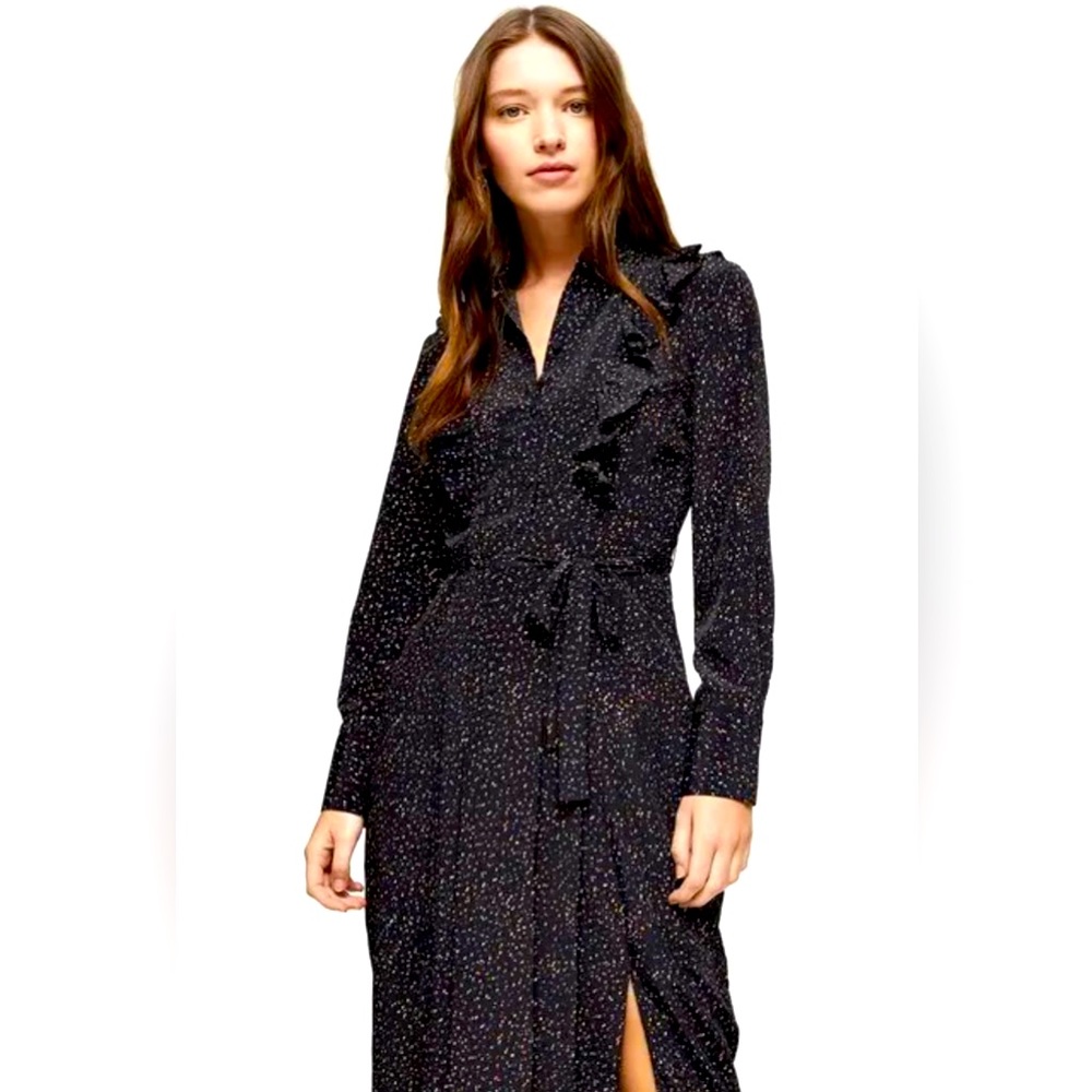 Topshop shirt dress with frill!